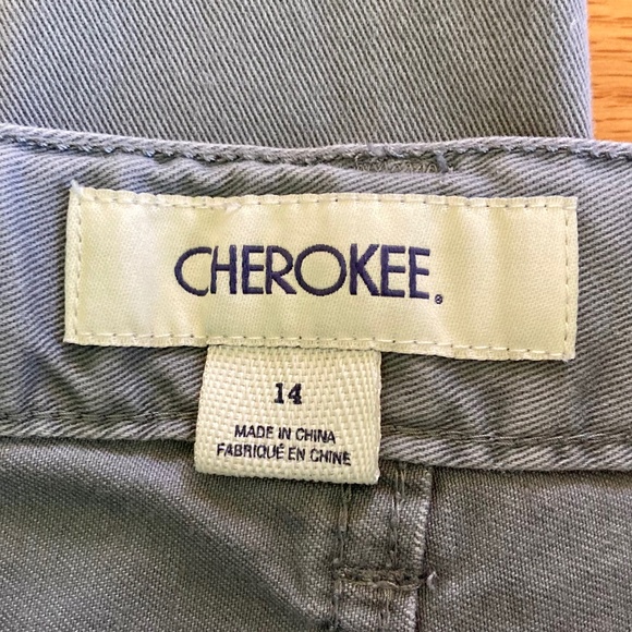 Boy’s size 14 Cherokee gray jeans/pants with adjustable waist - Picture 3 of 6